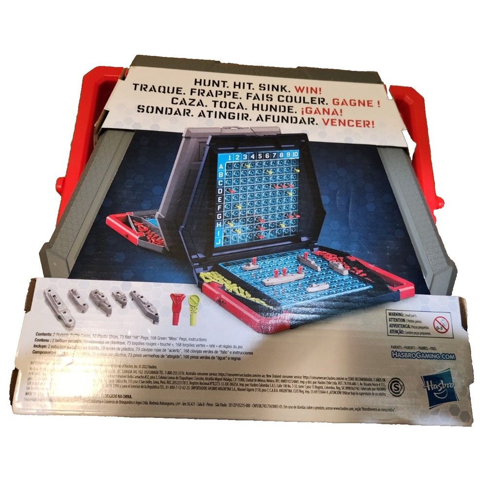 Hasbro Battleship Classic Game - Naval Strategy Game for Kids Ages 7+ NEW - Picture 2 of 4